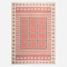 Doris Leslie Blau, Coraline flatweave carpet, hand-woven wool