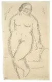 Alexej von Jawlensky, Stehender Akt mit angewinkeltem linken Bein
