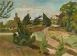 Otto Modersohn, Weg in der Surheide