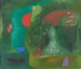 Heinz Trökes, Der rote Mond (La lune rouge)