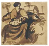 August Macke, Mutter und Kind