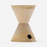 Lagardo Tackett, Planter, model TH-04, c. 1956, bisque ceramic