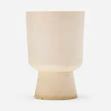 Malcolm Leland, Planter, model L-20, c. 1956, bisque ceramic