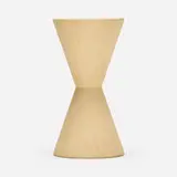 Lagardo Tackett, Hourglass planter, model T-102, c. 1956, bisque ceramic