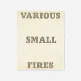 Ed Ruscha, Various Small Fires and Milk, 1964 / 1970, black offset printing with yellow varnish tint overprint on 100 lb. white Vicksburg Vellum text paper