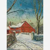 George W. Booz, Jr., Untitled (Red Barn)