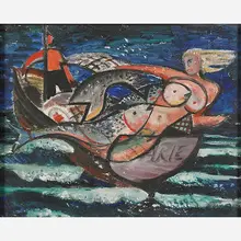 Charles Evans, Untitled (Fish Woman)