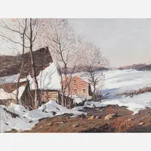 George M. Bruestle, A New England Farm