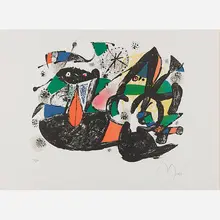 Untitled by Joan Miró, Spain, sold May 2017