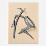 Garry Knox Bennett, Wall Chair #923, 2007, painted wood, rosewood