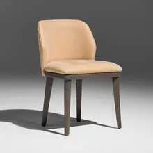 Lum chair by Christophe Delcourt, 2018, leather, stained oak, sold Jul 2026