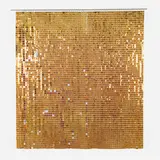 Paco Rabanne, Space Curtain, c. 1975, plasticized copper, chrome-plated steel, plastic