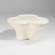 Wendell Castle, Rare Clover table, 1969, gel-coated fiberglass