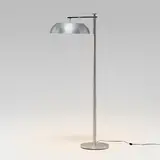 Kurt Versen, Flip Top floor lamp, c. 1940, spun aluminum, chrome-plated metal