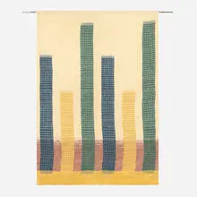 Maria Kipp, Textile panel, c. 1955, cotton, wool, linen, rayon