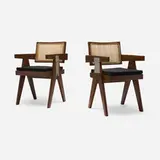 Pierre Jeanneret, Office chairs from Chandigarh, pair