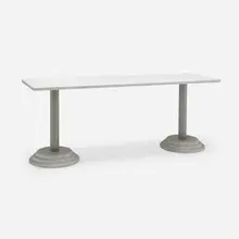 Kroma console table by Antonia Astori, c. 1985, marble, lacquered steel, sold Jul 2026