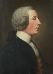 William Hoare, Portrait of Henry Hoare, bust-length, in a blue coat, oil on canvas