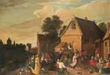 A village kermesse by David Teniers the Younger, oil on canvas, offered Jul 2019