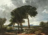 John Crawford Wintour Arsa, 'Appil Wood, Sutherland', oil on canvas
