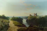 Edward H. Niemann, Richmond Castle, oil on canvas