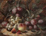 Oliver Clare, Still lifes of fruit; a pair