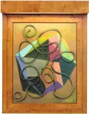Interieur No. 371 by Anton Henning, 2007, Öl auf Leinwand, im Lichtrahmen, sold May 2014