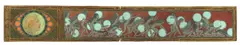 Fidus, Fries, 1896, Deckfarbe, Aquarell und Feder in Schwarz auf graugrünem Papier (zweiteilig)
