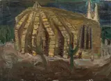 Gustav Kluge, Ohne Titel, 1984, Öl auf Leinwand
