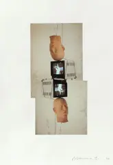 Bruce Nauman, Frankfurt Portfolio, 1990, 4 Farboffsets auf Papier, jeweils auf Papier montiert