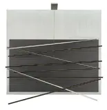Jesús Rafael Soto, Vibrations Metalliques, 1969, aluminum, painted aluminum, bronze, fishing line