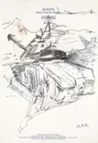 Mappenwerk, 3 Zeichnungen (M. Kippenberger, A. Oehlen und, W. Büttner) und ein Ausstellungskatalog in einer Original-Halbleinenmappe