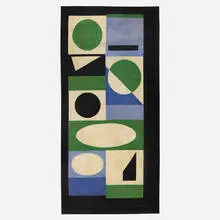 V'Soske, Pile carpet, c. 1975, skein dyed wool