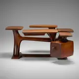 Lynn McLarty and Michael Kirchner Eben W. Haskell, Desk for California Design 11, 1971, walnut