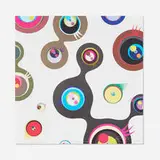 Takashi Murakami, Jellyfish Eyes - White 2, 2006, offset lithograph in colors