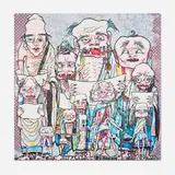 Takashi Murakami, 12 Arhats, 2013, offset lithograph in colors
