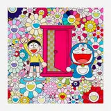 We Came to the Field of Flowers Through Anywhere Door (Dokodemo Door) by Takashi Murakami and Fujiko F. Fujio, 2018, offset lithograph in colors, sold Aug 2026
