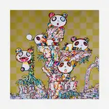 Takashi Murakami, Panda Cubs Panda Cubs, 2019, offset lithograph in colors