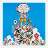 Takashi Murakami, Me Among the Supernatural, 2013, offset lithograph in colors