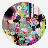 Takashi Murakami, Korin's Flowers and Abstract Imagery, 2023-24, offset lithograph in colors