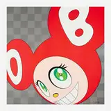 Takashi Murakami, And then, and then and then and then and then (Red), 1999, offset lithograph in colors
