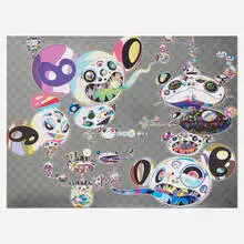 Another Dimension Brushing Against Your Hand by Takashi Murakami, 2015, offset lithograph in colors, sold Aug 2026
