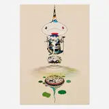 Takashi Murakami, Reversed Double Helix, 2005, offset lithograph in colors