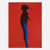 Emerson Woelffer, Untitled, c. 1975, oil on canvas