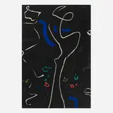 Emerson Woelffer, For Picabia After Breton's The Great Ant Eater, 1985, acrylic, oil stick, and spray paint on canvas