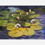 Yuri Skorupsky, Untitled (Water Lilies)