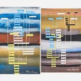 I. Rice Pereira, Untitled #1 & #2