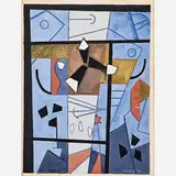 George Lovett Kingsland Morris, Untitled (Study for Airplane Assembly)