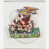 Red Grooms, Purple-Tongued Cow