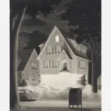 Chris Van Allsburg, House on Maple Street from the Mysteries of Harris Burdick